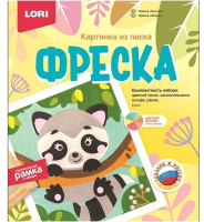 

Набор для творчества Lori, Фреска. Картина из песка. Енотик / Кп-075