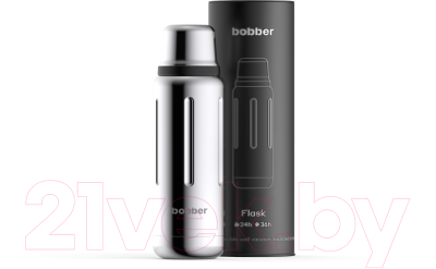 Термос для напитков Bobber Flask-470 Glossy (зеркальный)