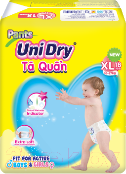 Подгузники-трусики детские UniDry Pants XL (18шт)