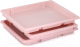Набор подносов Альтернатива Для заморозки пельменей / М8241 (розовый) - 