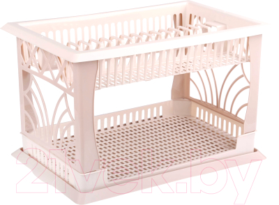 Изображение товара Сушилка для посуды Альтернатива Мечта хозяйки №2 / М7610 (светло-бежевый)