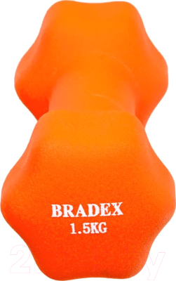 Гантель Bradex SF 0541 (1.5кг, оранжевый)