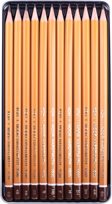 Изображение товара Набор простых карандашей Koh-i-Noor 1500 Graphic / 1502012009PL (12шт)
