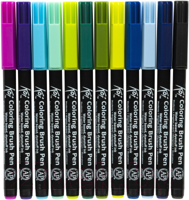 Набор маркеров Sakura Pen Koi Color Brush / XBR24A (24шт)