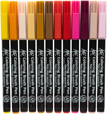 Набор маркеров Sakura Pen Koi Color Brush / XBR24A (24шт)