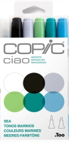 Набор маркеров Copic Ciao / 22075669 (6цв, синие оттенки) - 