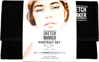 Набор маркеров Sketchmarker Brush Portrait Set / SM-24PORT (24шт) - 