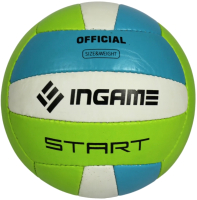 Мяч волейбольный Ingame Start (зеленый/голубой) - 
