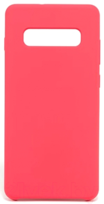 Чехол-накладка Case Liquid для Galaxy S10 Plus (розовый/красный)