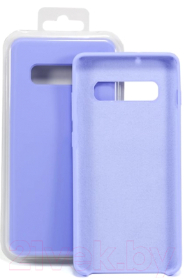 Чехол-накладка Case Liquid для Galaxy S10 Plus (светло-фиолетовый)