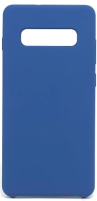 Чехол-накладка Case Liquid для Galaxy S10 Plus (синий кобальт)