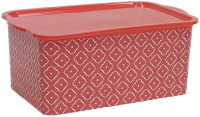 Коробка для хранения Violet С крышкой Bоно / 5511109 (3л, красный) - 