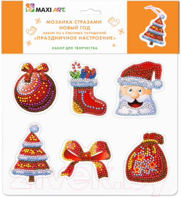 Набор алмазной вышивки Maxi Art Праздничное настроение / MA-KN0259-12