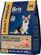 Сухой корм для собак Brit Premium Dog Adult Medium с курицей / 5049950 (3кг) - 