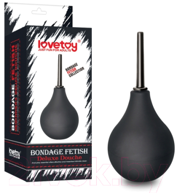 Анальный душ LoveToy Bondage Fetish Deluxe Douche / LV1665 (черный)