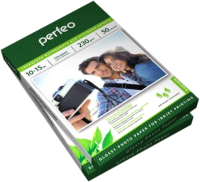Фотобумага Perfeo PF-GLR4-230/50 G02 10x15 (глянцевая) - 