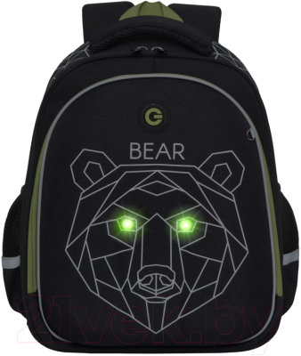 Школьный рюкзак Grizzly RAz-287-9 (черный)