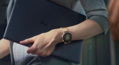 Умные часы Huawei Watch GT 3 MIL-B19 42mm (золотой ремешок)