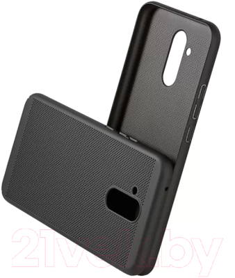 Чехол-накладка Case Matte Natty для Huawei Mate 20 Lite (черный)