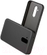 Чехол-накладка Case Matte Natty для Huawei Mate 20 Lite (черный) - 