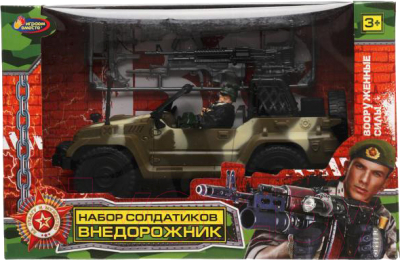 Автомобиль игрушечный Играем вместе Военные / 1901Y094-R
