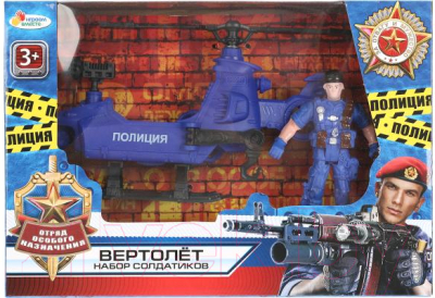 Вертолет игрушечный Играем вместе Полиция / 1908Y031-R