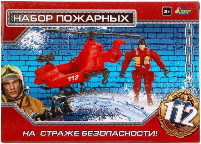 Вертолет игрушечный Играем вместе Пожарных с вертолетом / 1910Y144-R