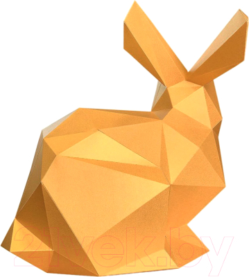 Объемная модель Paperraz Кролик Няш / PP-2KRN-GLD (золото)