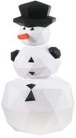 

Объемная модель Paperraz, Снеговик Аркадий / PP-2SNO-WHI