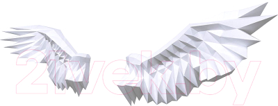 Объемная модель Paperraz Крылья / PP-1WNG-WHT