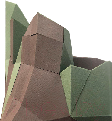 Объемная модель Paperraz Маска Грут / PP-3GRT-2WB
