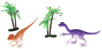 Набор фигурок игровых Играем вместе Набор динозавров/ 2007Z050-R - 