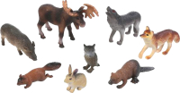 Набор фигурок игровых Играем вместе 8 животных средней полосы / PH040408A15 - 