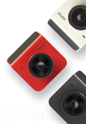 Автомобильный видеорегистратор 70mai Dash Cam A400-1 + камера заднего вида RC09 (красный)