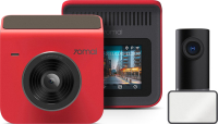 Автомобильный видеорегистратор 70mai Dash Cam A400-1 + камера заднего вида RC09 (красный) - 