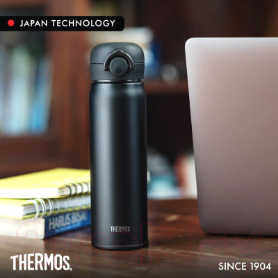 Термос для напитков Thermos JNR-501 MTBK / 371393 (матовый черный)