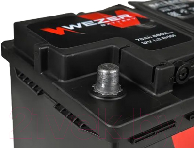 Автомобильный аккумулятор Wezer 720A R+ / WEZ90720R (90 А/ч)