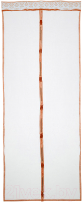 Москитная сетка на дверь Рыжий кот Капутомоскито Птички / 311268 (коричневый)