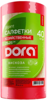 

Набор салфеток хозяйственных Dora, Из вискозы 25х25см