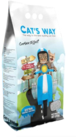Наполнитель для туалета Cat's Way Carbon Effect / CTSWY-001-2 (10л/8.5кг) - 