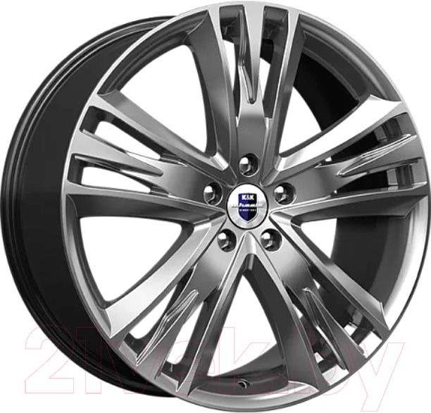 Литой диск K&K Атлас 20x8.5" 5x114.3мм DIA 67.1мм ET 35мм Дарк платинум