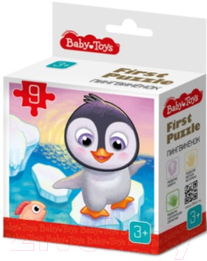 Изображение товара Пазл Baby Toys First Puzzle Пингвиненок / 04150 (9эл)