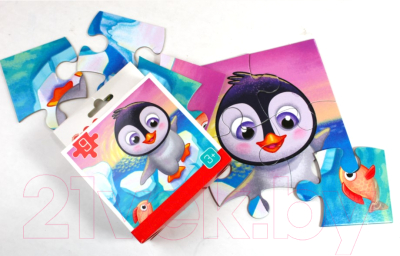 Изображение товара Пазл Baby Toys First Puzzle Пингвиненок / 04150 (9эл)