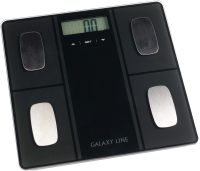 Напольные весы электронные Galaxy GL 4854  (черный) - 