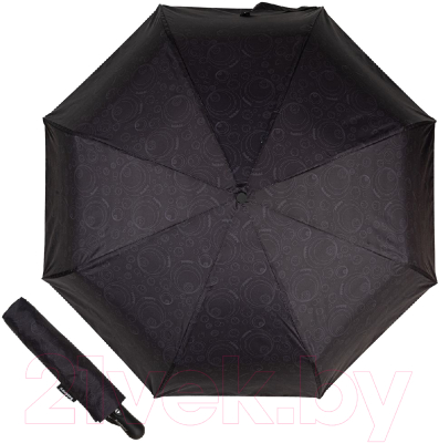 Зонт складной Baldinini 39-OC Logo Circles Black