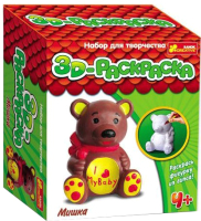 

Набор для творчества Ranok-Creative, Медведь 3D-раскраска / 15100102Р