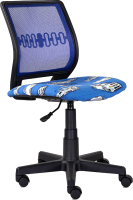 Кресло детское UTFC Аспект Лайт СН-688 (Б/П пластик TW53/Termo машинки на голубом фоне) - 