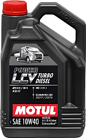 Моторное масло Motul Power LCV Turbo Diesel 10W40 / 106136 (5л) - 