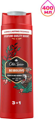 Шампунь-гель для душа Old Spice Bearglove (400мл) -