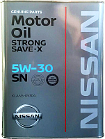 Моторное масло Nissan Strong Save X 5W30 / KLAN505304 (4л) - 